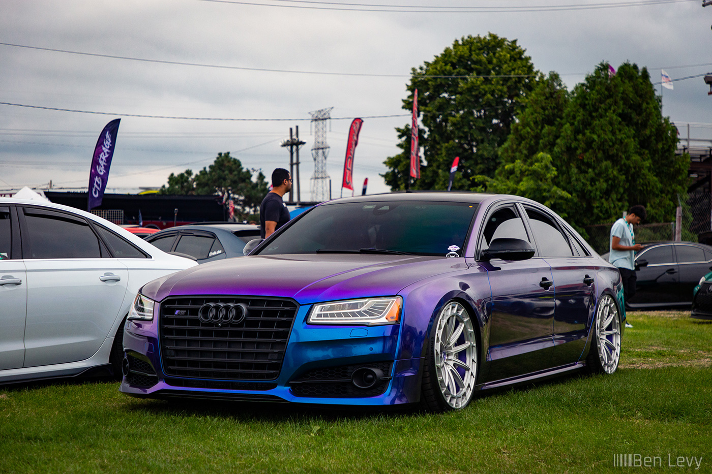 Color Shifting Wrap on Audi S8