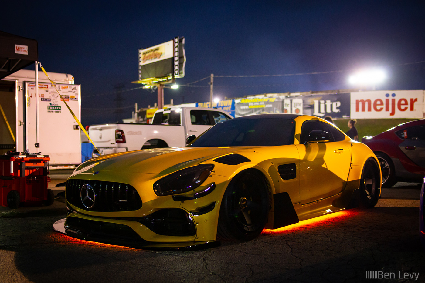 Yellow AMG GT at Elite Tuner
