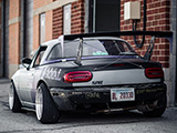 LED Tail Lights on Mazda Miata at Cars and Coffee in Geneva, IL