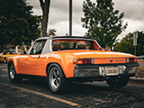Orange Porsche 914 GT at Fuelfed Coffee & Classics in Barrington