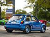 Blue Renault 5 Turbo at Fuelfed Coffee & Classics Barrington