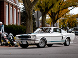 A White 60s Shelby GT350 in Hinsdale