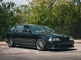 Black E39 BMW Wagon with M5 Engine Swap