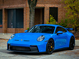 Blue Porsche 992 GT3 in Winnetka