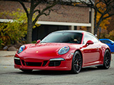 Red Porsche 911 GTS in Winnetka