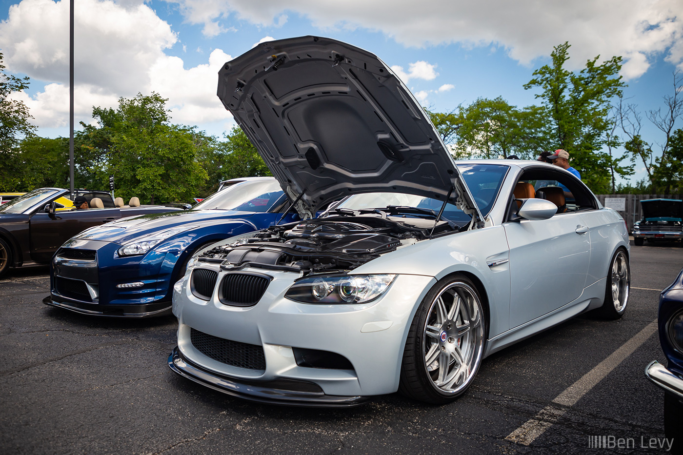 Silver E92 M3 Convertible on HRE Wheels