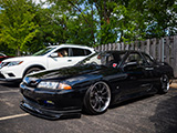 Black R32 Nissan Skyline Coupe at Hagerty Garage in Chicago