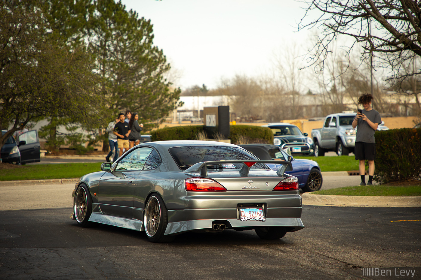 Silver S15 Nissan Silvia at ImportAlliance Pop-up Meet