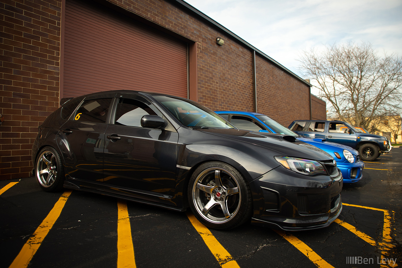 Subaru WRX Hatchback on  Work Emotion T5R Wheels