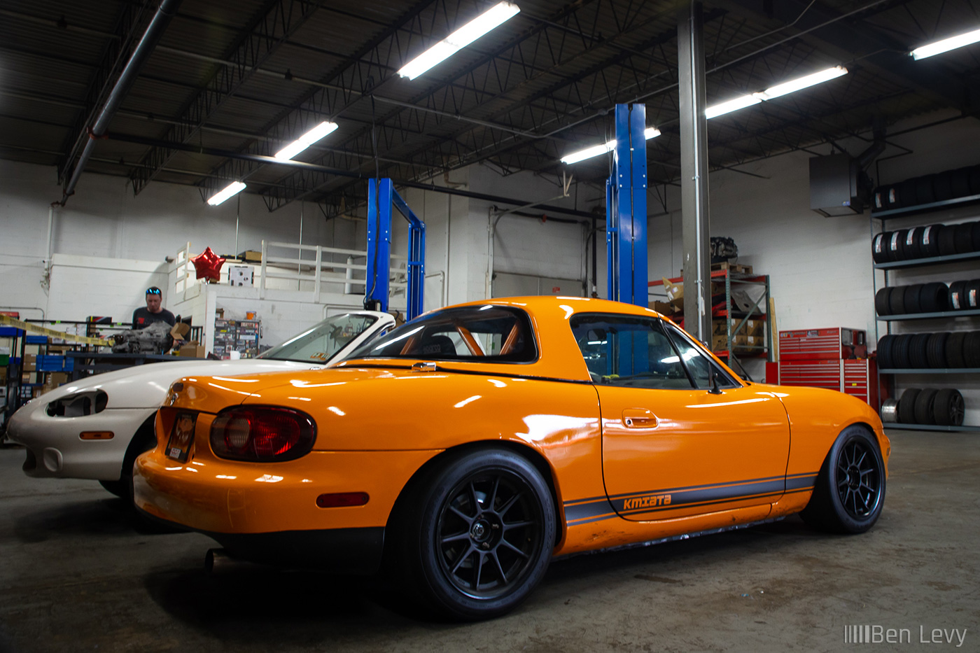 Orange KMiata at KPower Industries