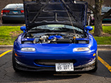Custom Blue Mazda Miata