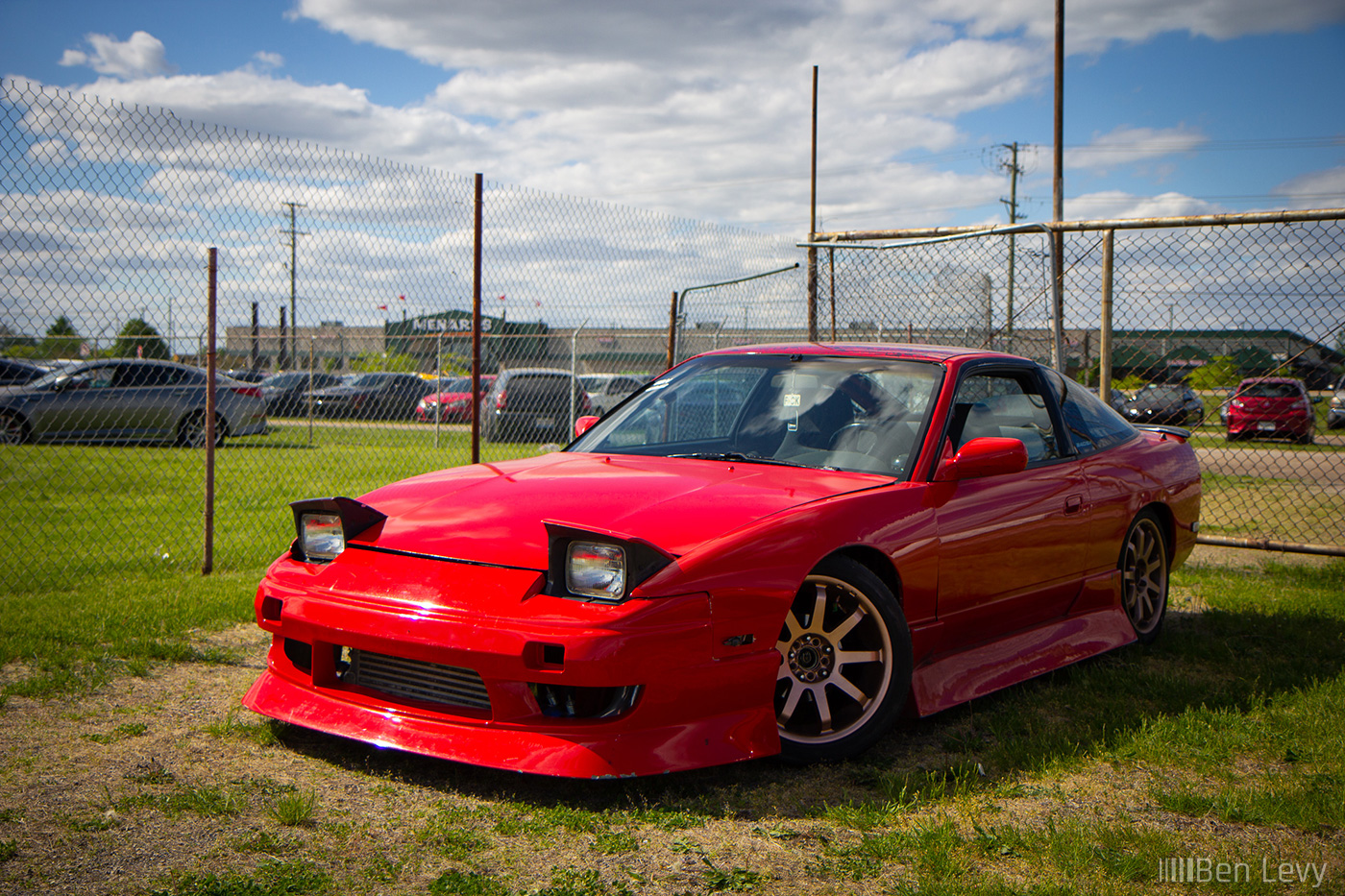 Red Nissan 240SX