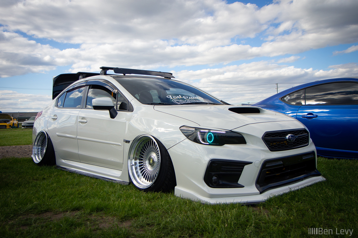 White, Bagged VA WRX at IFO in Rockford