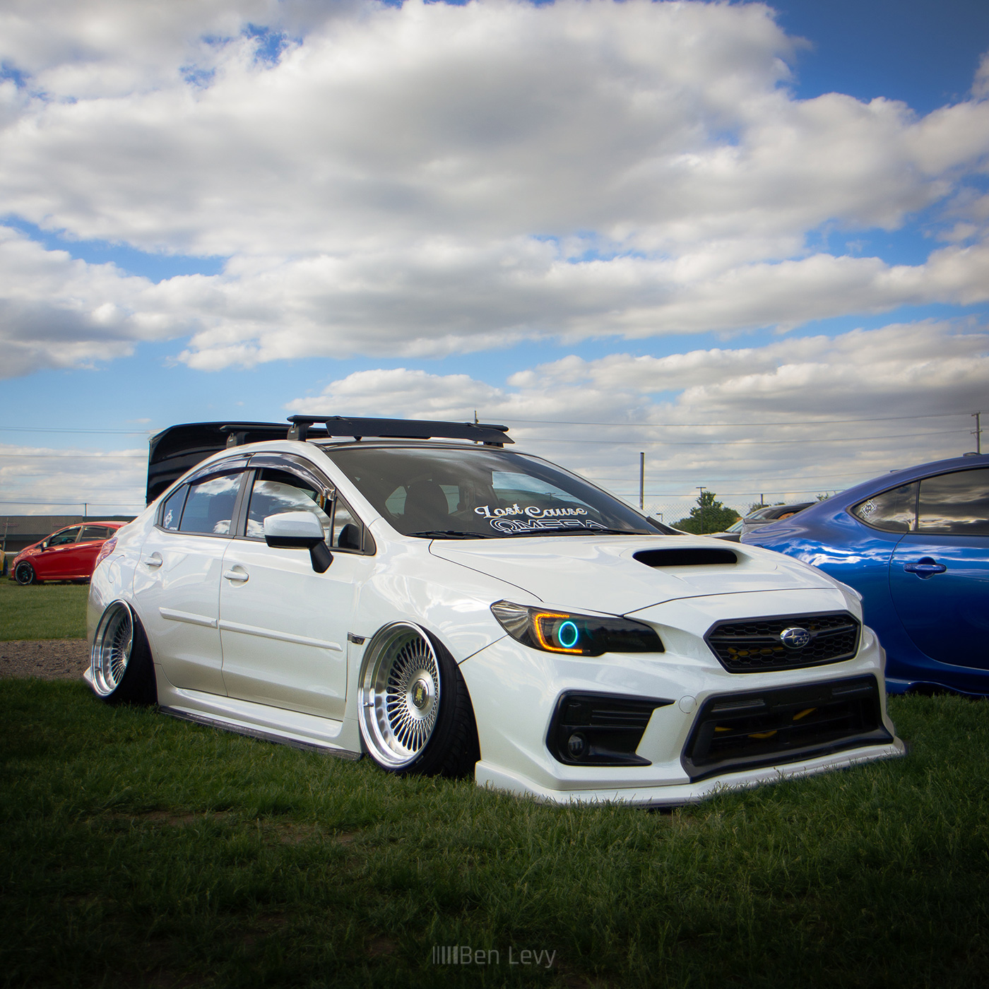 Subaru WRX that won Best Stance at Import Face-Off