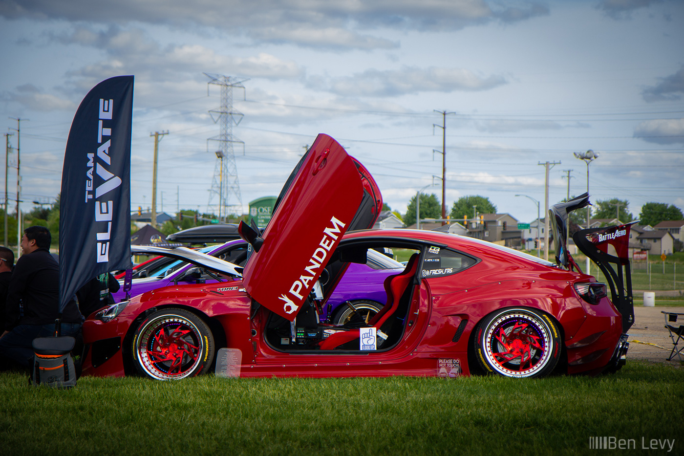 Red Scion FR-S at Import Face-Off