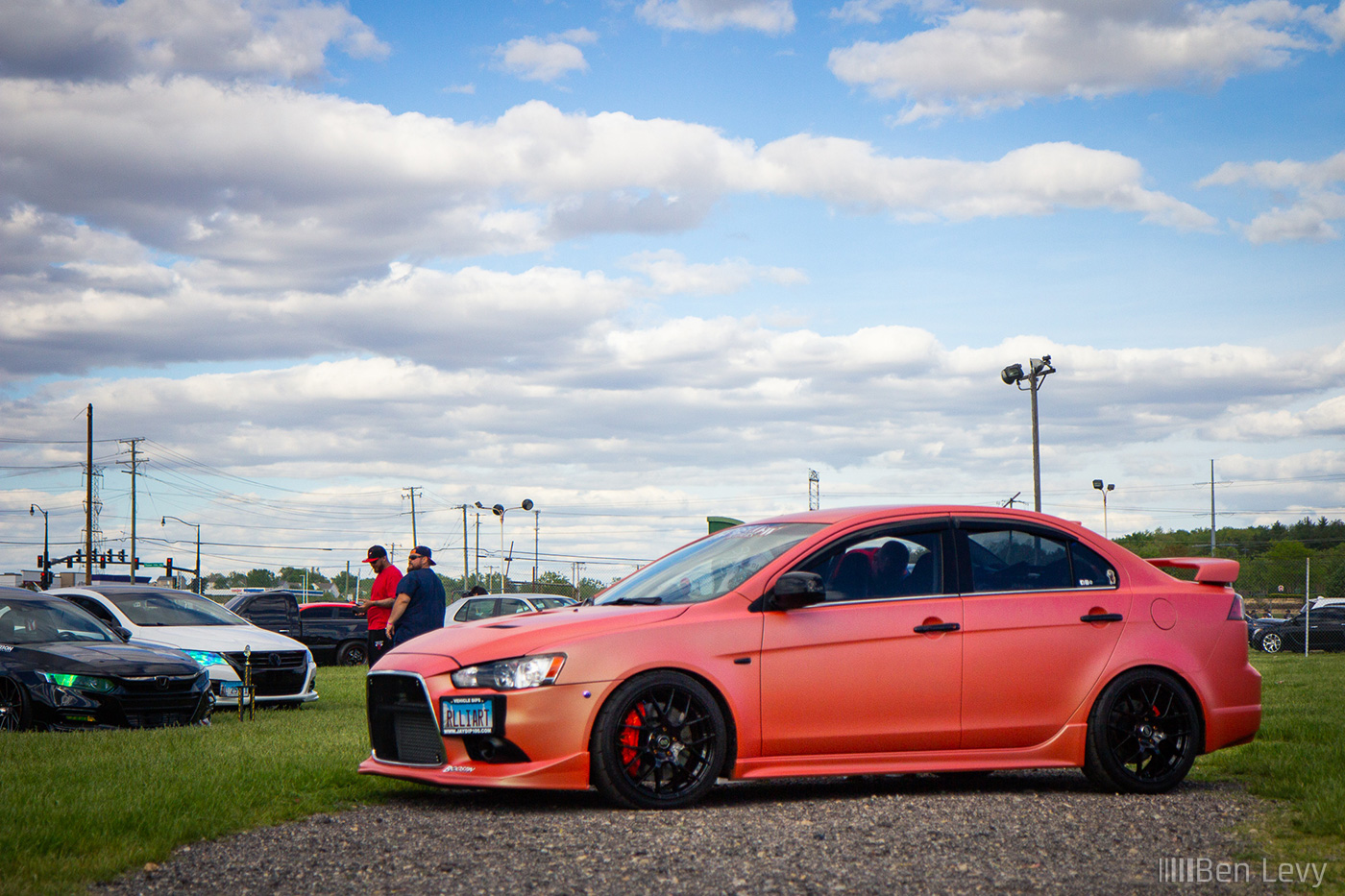 Orance Lancer Ralliart at Import Face Off