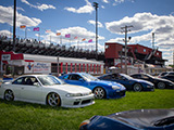 JDM Cars at Rockford Speedway for Import Face-Off
