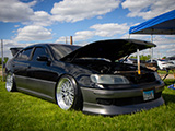 Black Lexus GS300 at a Car Show in Rockford Speedway