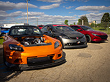 Cars at Import Face-Off at Rockford Speedway