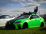 Green Lexus IS 250 at Import Face-Off