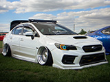 Subaru WRX that won Best Stance at Import Face-Off