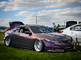 Purple Honda Accord Coupe at Import Face-Off