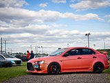 Orance Lancer Ralliart at Import Face Off
