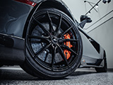 Black Wheel of McLaren 600LT