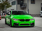 Green F82 BMW M4