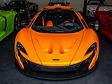 Front of an Orange McLaren P1