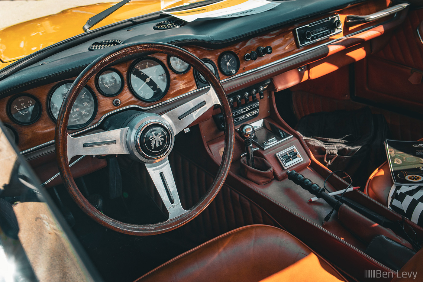 Classic Interior of a Iso Grifo Coupe