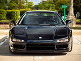 Front of Clean Acura NSX in Black