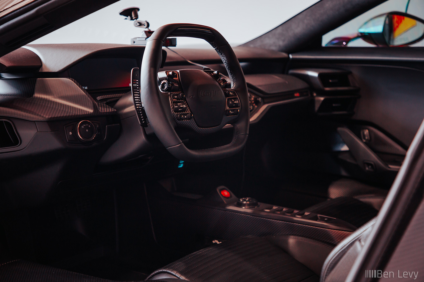 Interior of a Ford GT