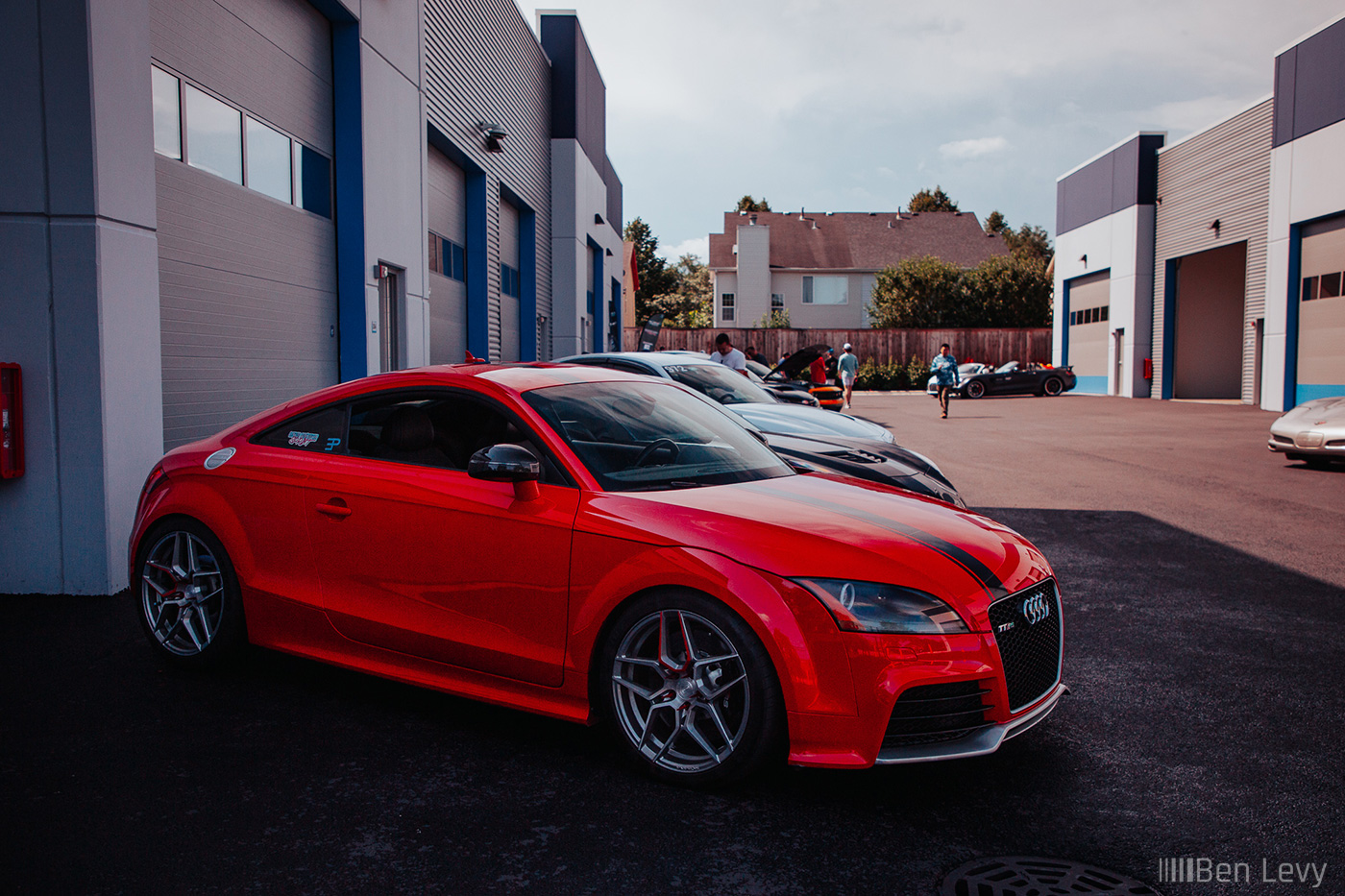 Red Audi TT-S