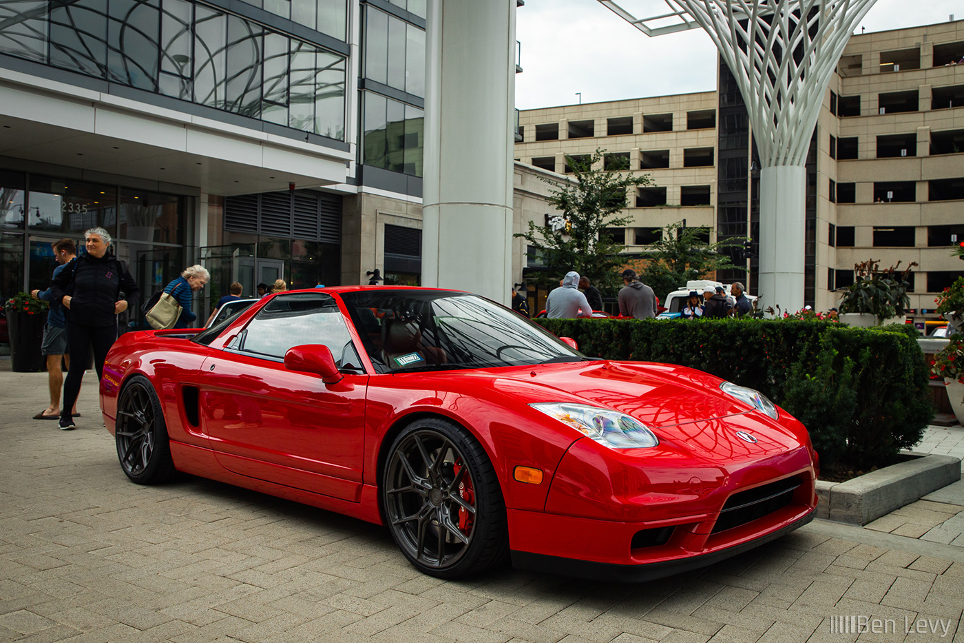 Red First Gen Acura NSX at Lincoln Common