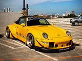 Widebody Porsche 911 in a Chicago Parking Lot