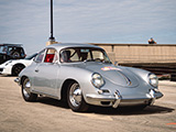 Clean Porsche 356 in Silver