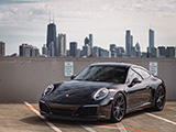 Black Porsche 911 T