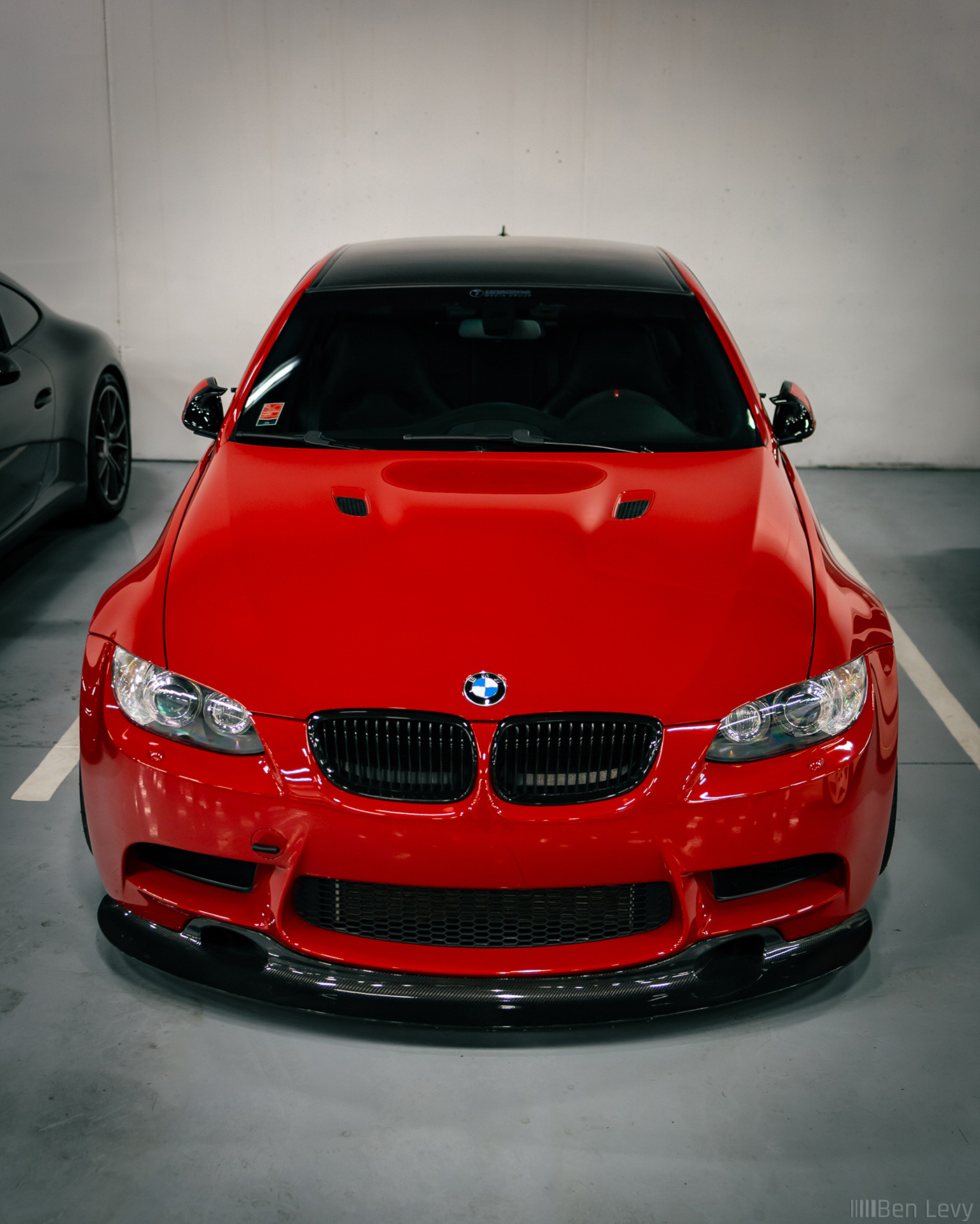 Front of Clean E90 BMW M3 at Lowend Garage Car Party