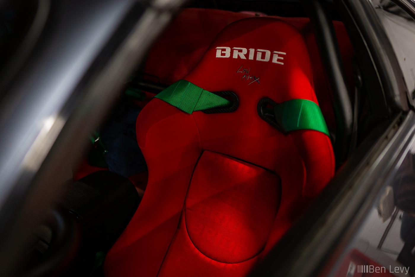 Red Bride Seat in Toyota Supra