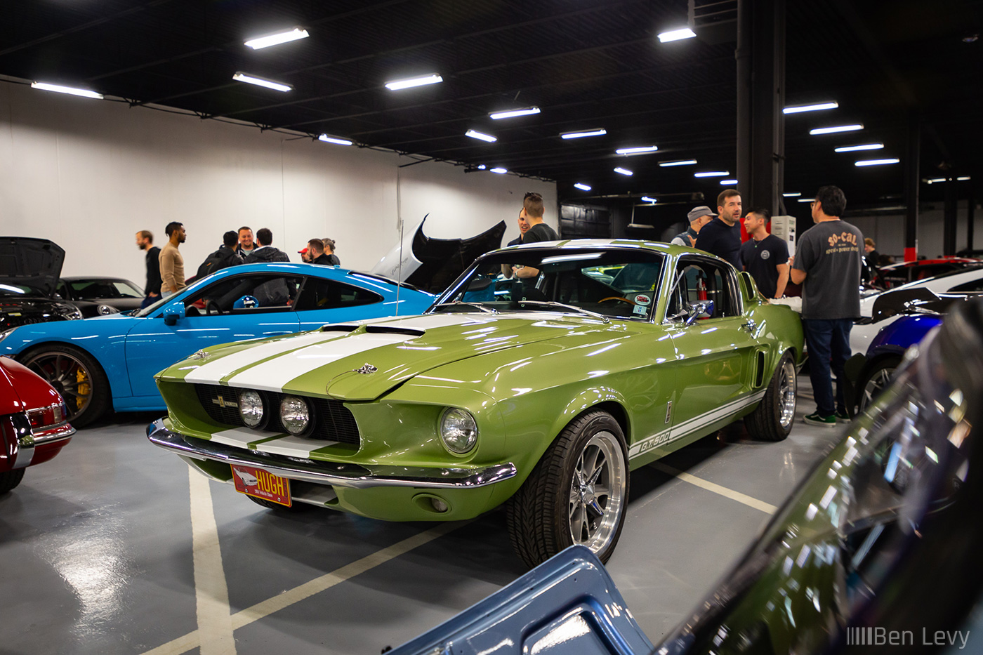 Green Ford Mustang GT 500