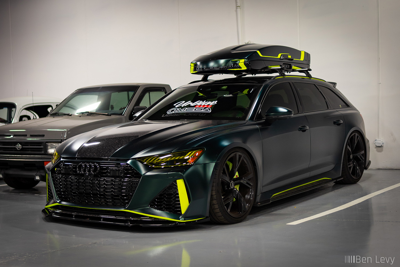 Green Wrap on Audi RS6