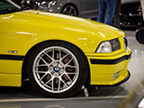 Front Fender of Yellow E36 M3