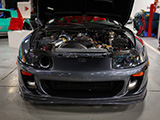 Front of Grey Toyota Supra