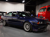 Blue E34 BMW Alpina B10 3.5