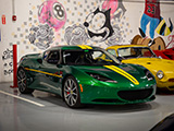 Green Lotus Evora S at Alpha Garage