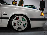 White Fifteen52 Tarmac Wheel on Volvo 850 Turbo
