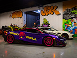 Taco Bell McLaren 720S at Alpha Garage in Chicago