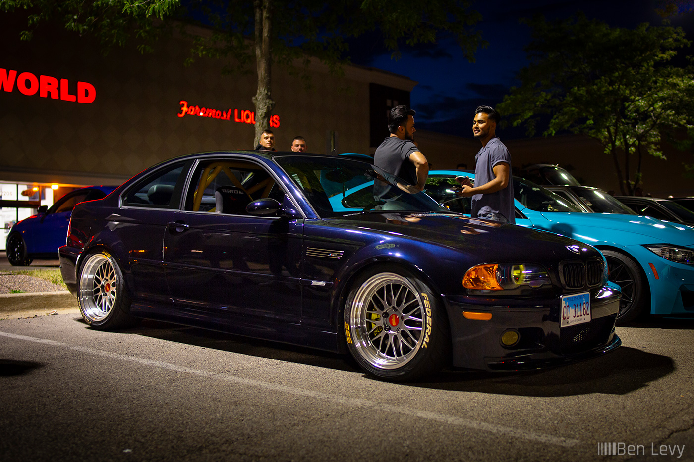 Dark Blue BMW M3 Coupe