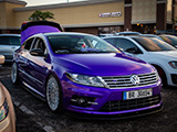 Purple Wrap on Juan's Volkswagen CC